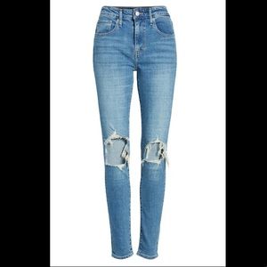 Levi’s 721 Ripped High Waist Skinny Jeans